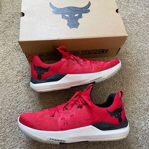Under Armour Project Rock BSR Men's Red Training Shoes
